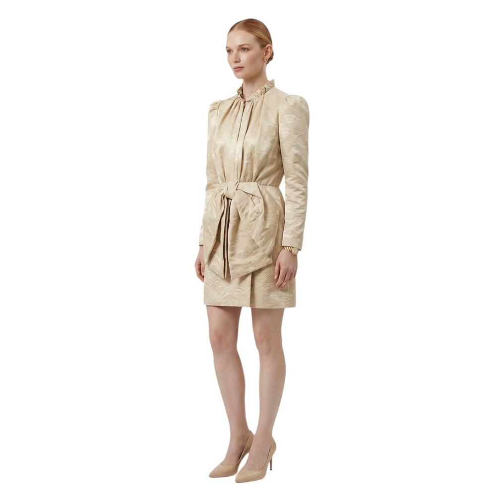 Gucci Jacquard Mini Dress Floral IT40 Romantic Luxury